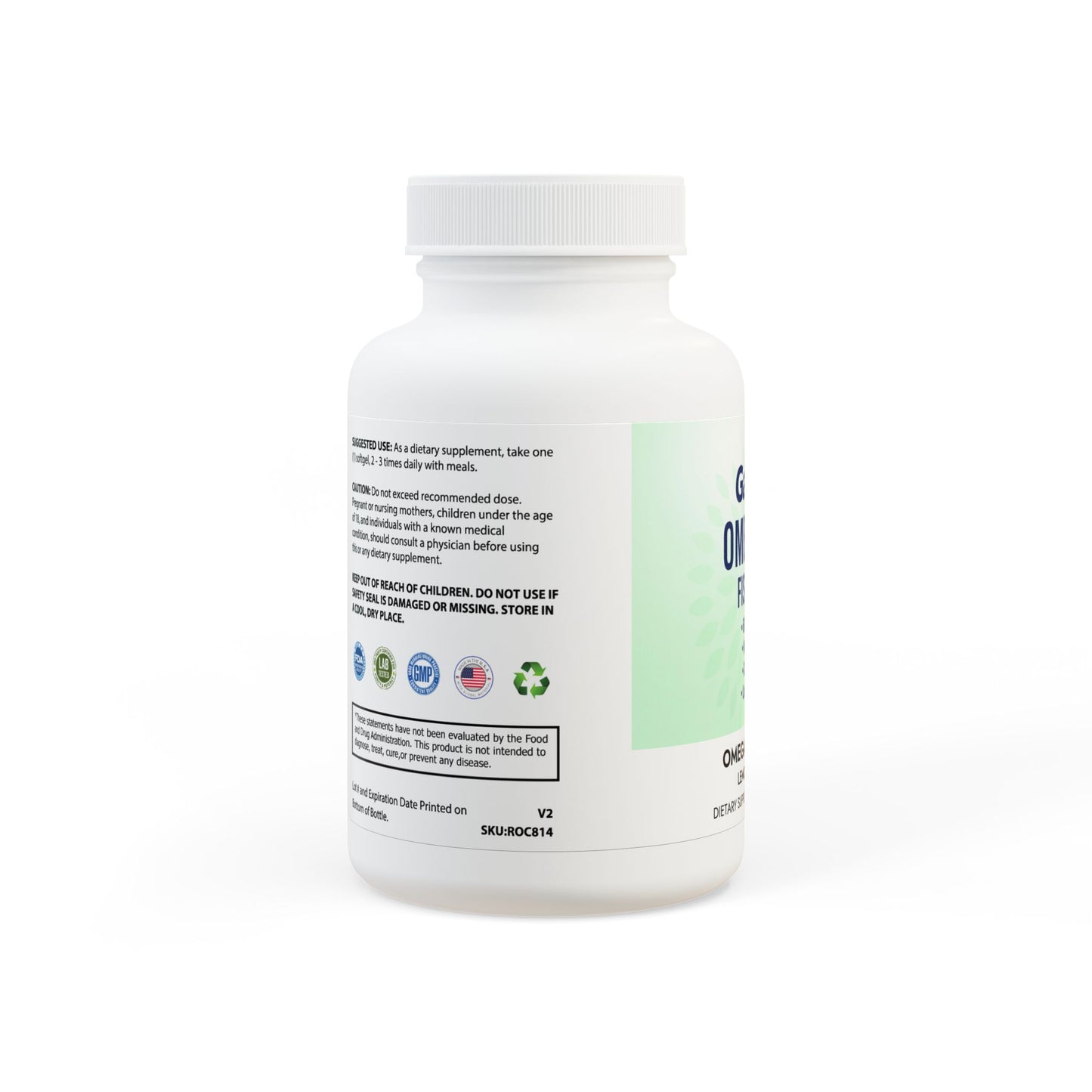 Omega 3 Fish Oil Supplement (60 Softgels)
