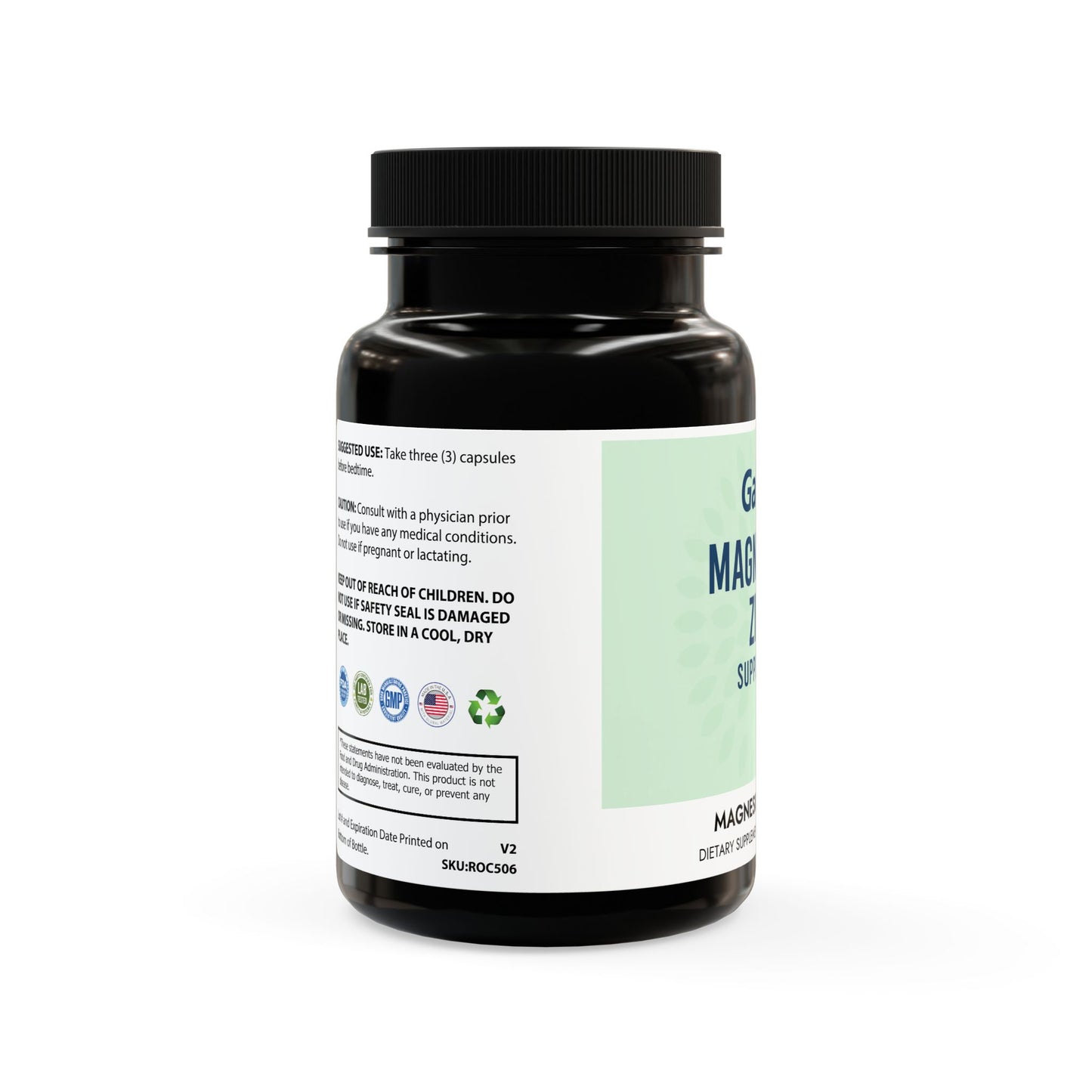 Magnesium Zinc Supplement (90 Capsules)