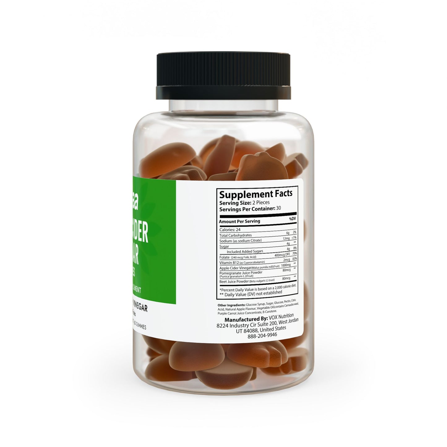 Apple Cider Vinegar Gummies (60 Gummies)