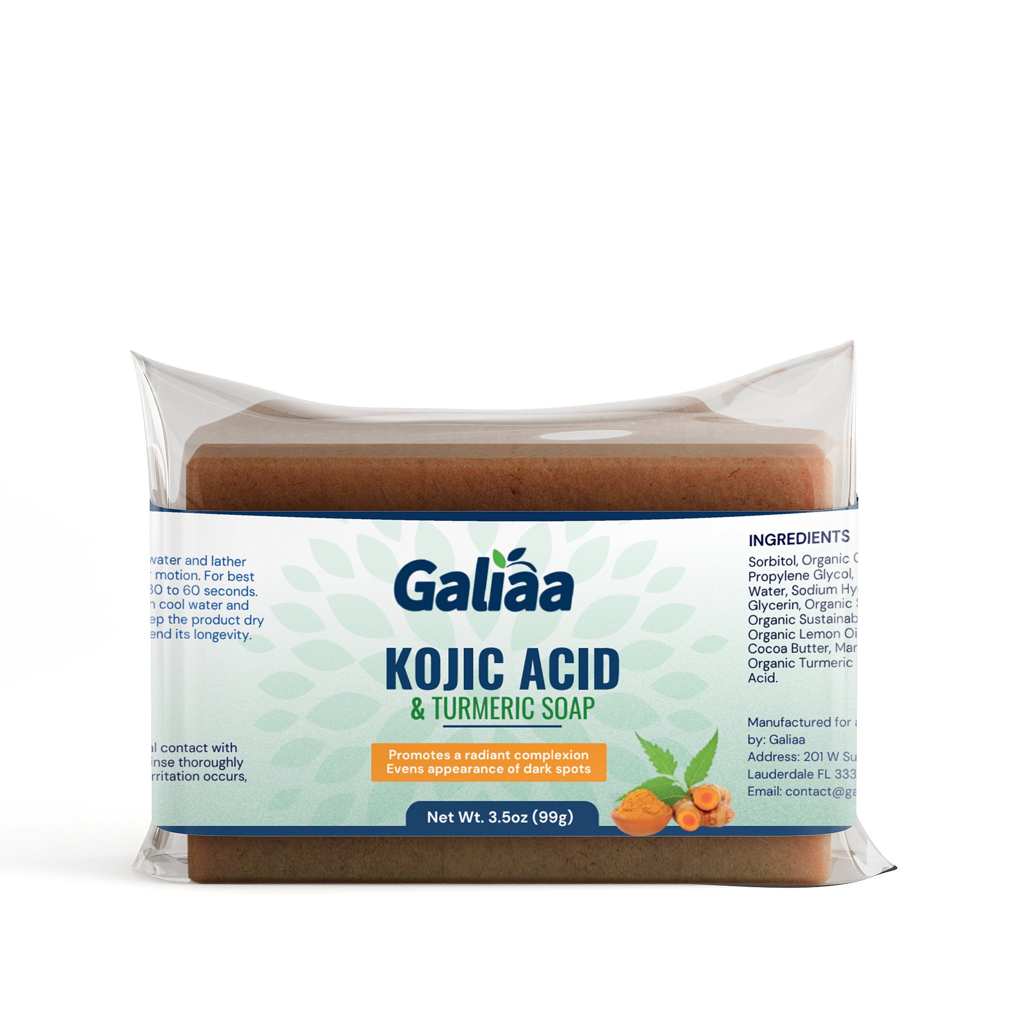 Kojic Acid & Turmeric Soap