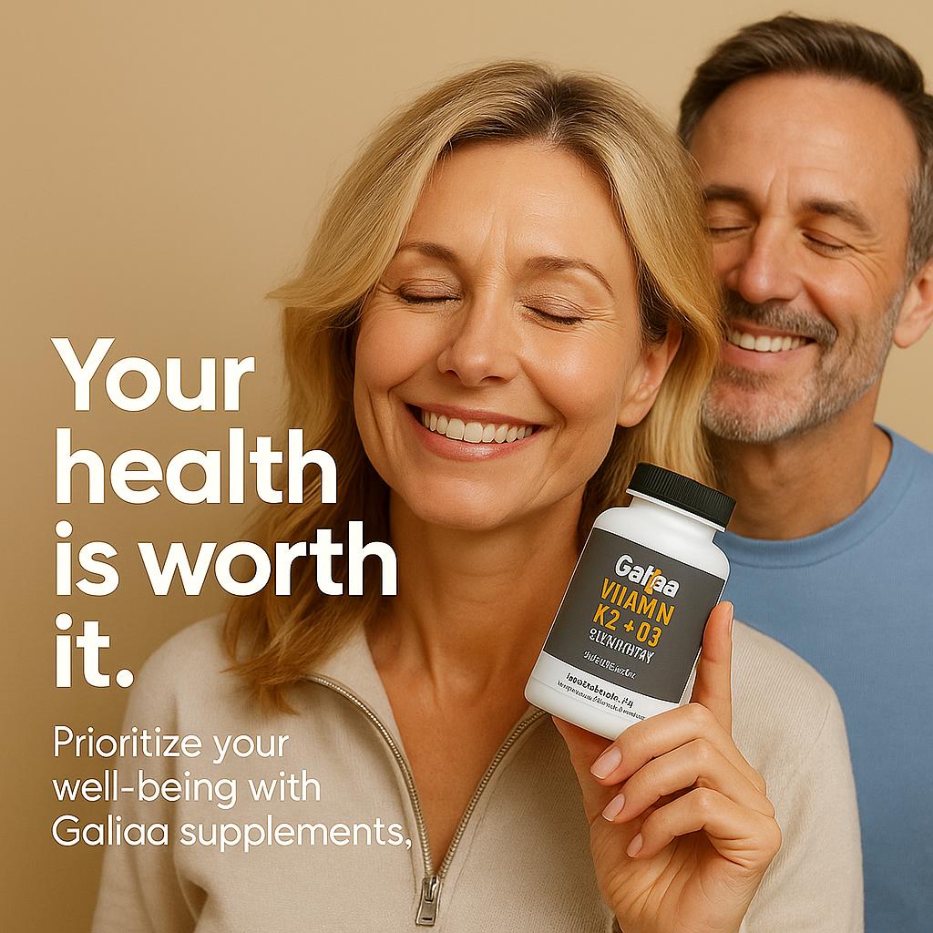 Vitamin K2 + D3 Supplement (60 Capsules)