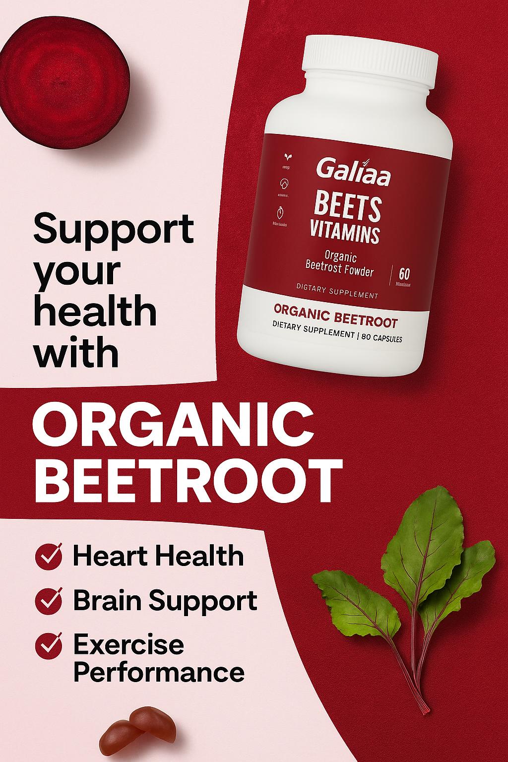 Beetroot Supplement (60 Capsules)