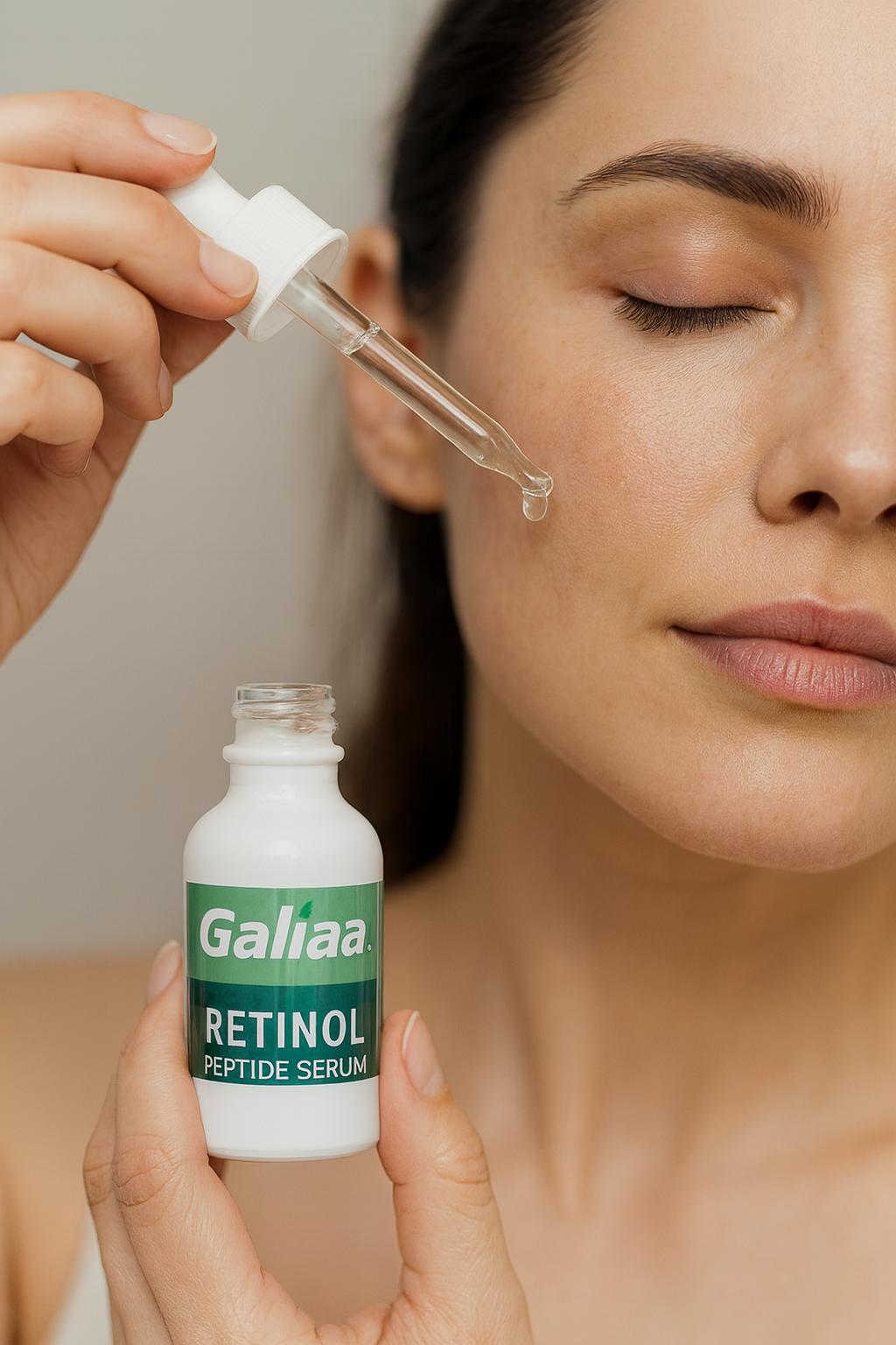 Retinol and Peptide Face Serum, 1oz