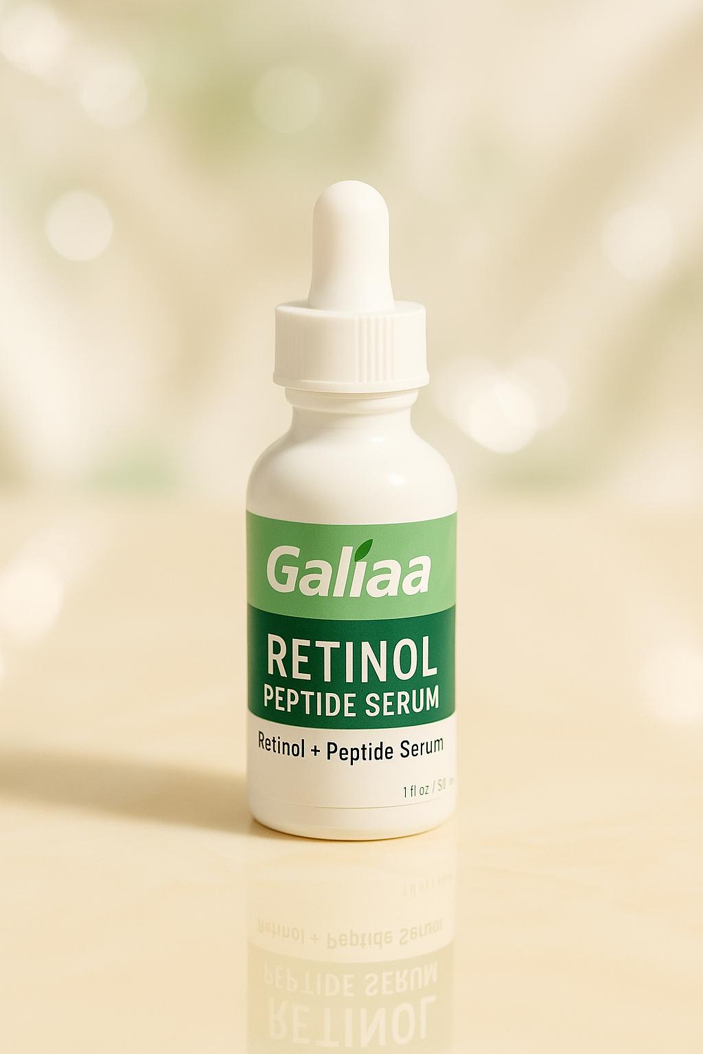 Retinol and Peptide Face Serum, 1oz